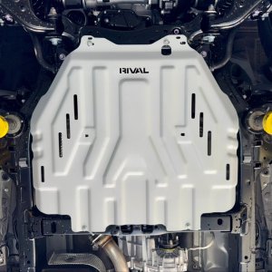 Toyota Tacoma Skid Plate - Rival 4x4 - Aluminum Transmission Catalytic Converter - `24-`26 Toyota Tacoma Skid Plate - Rival 4x4 - Aluminum Transmission Catalytic Converter - `24-`26